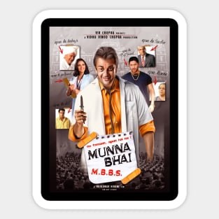 Munna bhai Artwork Sticker